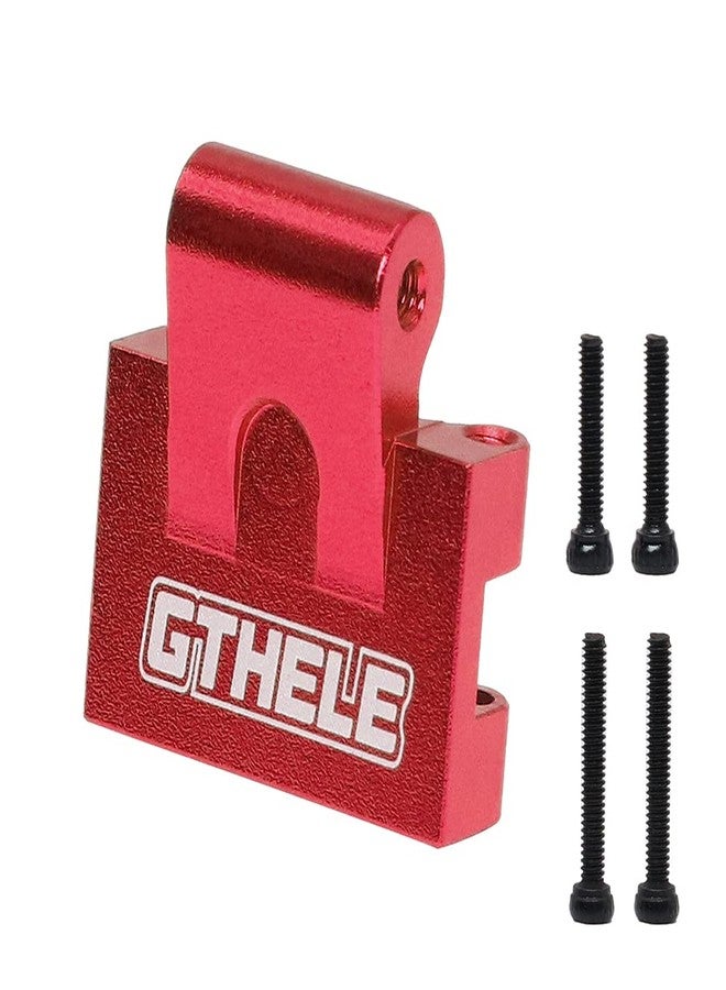 GTHELE Aluminum Rear Axle Truss Upper Link Mount for Axial SCX24 C10 JLU Gladiator Bronco Upgrade Part (Red) - Image 1
